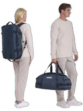 used once❤️2-in-1 Thule Chasm 40L S Duffel Bag Backpack Water Resistant Travel